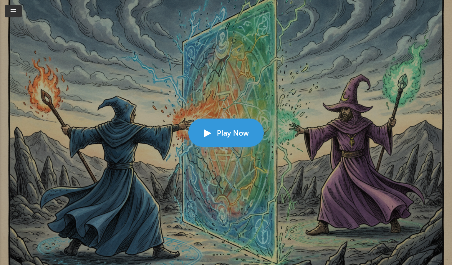 Wizards Quoridor Website screenshot